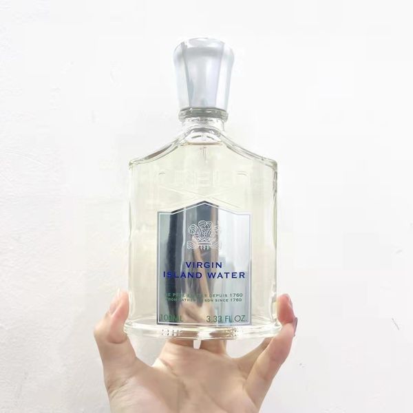 

high fragrance creed virgin island water perfume for men cologne spray good smell long lasting 100ml with box