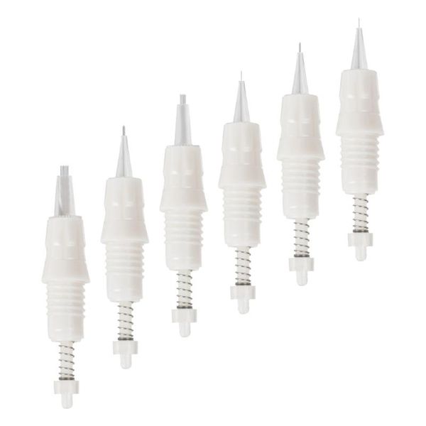 

tattoo needles 6pcs beauty salon single pen replacement heads round three head
