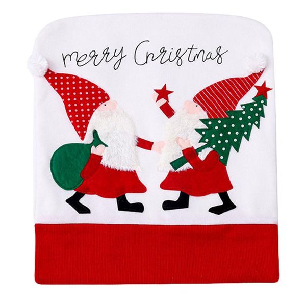 

chair covers 1pc christmas cover santa claus slipcover xmas sleeve ornament