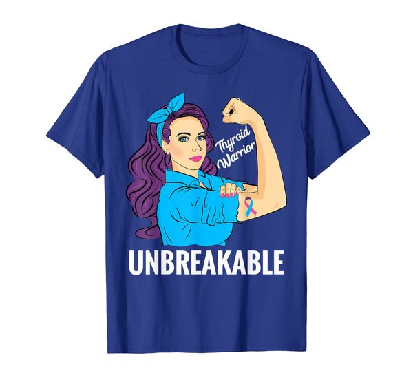 

Thyroid Cancer Awareness Products Warrior Unbreakable Shirt, Mainly pictures