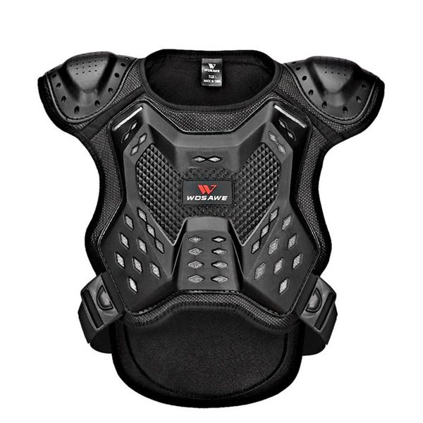 

motorcycle armor wosawe safety vest chest back support body protective gear snowboard motocross racing skateboard