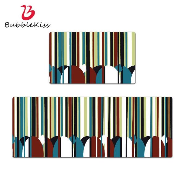 

carpets bubble kiss pvc kitchen mat waterproof oil proof carpet home bathroom doormat anti slip foot pad creative colorful striped rugs