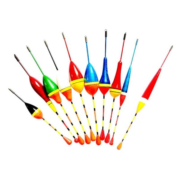 

fishing accessories bubble carp floats set light stick mix size color 10pcs