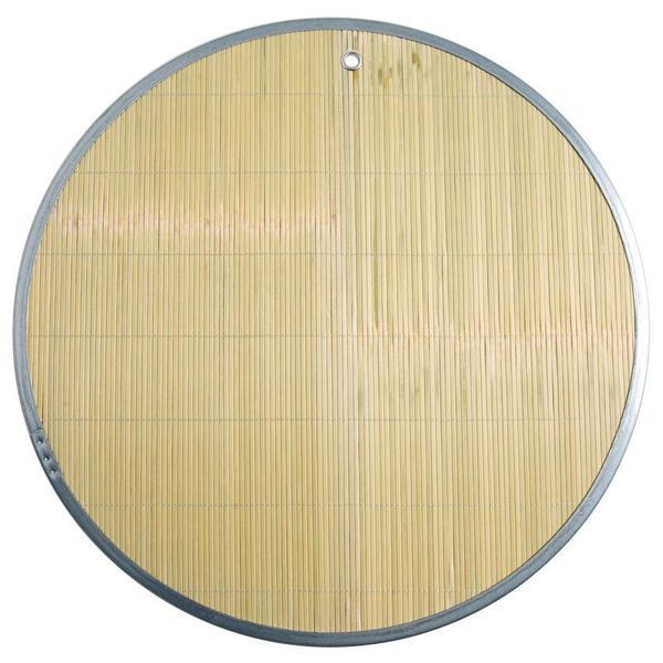 

mats & pads not easy to stab bamboo round dumpling curtain breathable and moldy household placement plate non-stick bottom gree