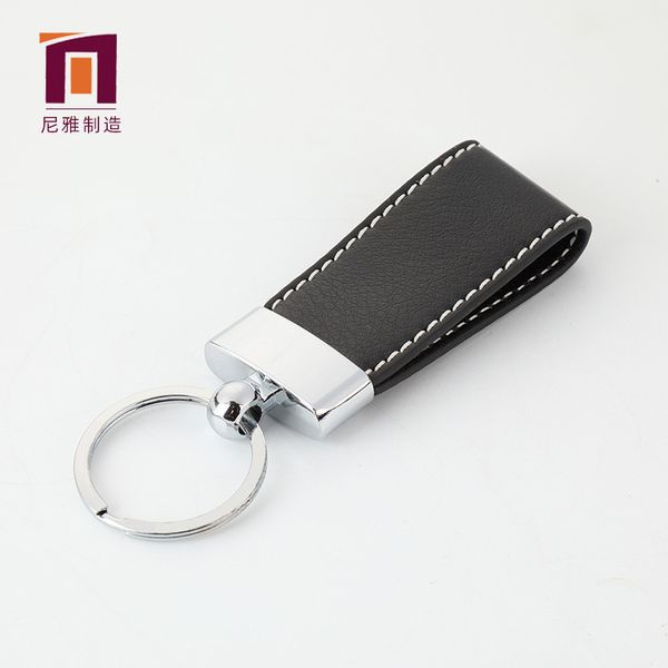 

factory car creative handmade leather keychain