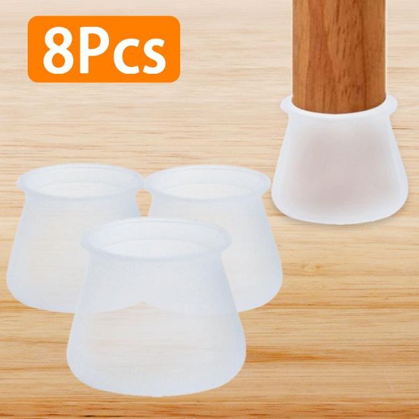 

chair covers 24pc non-slip table leg silicone cap pad furniture mat feet cover floor protection bottom pads
