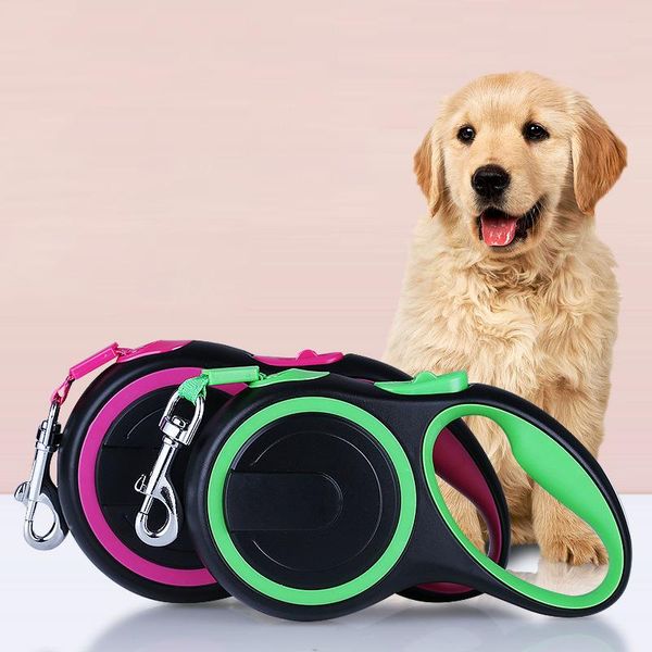 

dog rope nylon automatic retractable traction pet supplies collars & leashes