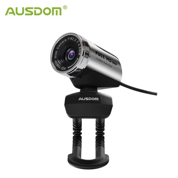 

webcams ausdom aw615 pc cameras with 12mp usb 2.0 noise-cancelling hd webcam 1920x1080p for online video calling