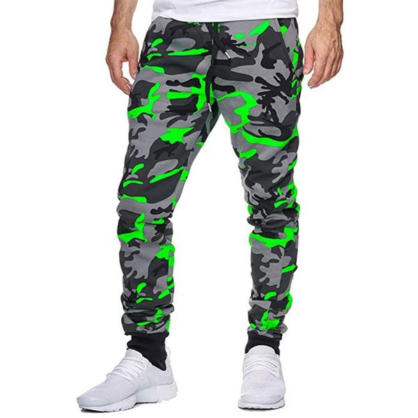 

running pants camouflage quick dry men's sports stretch plus size fitness casual trousers sweatpants for men jogging, Black;blue