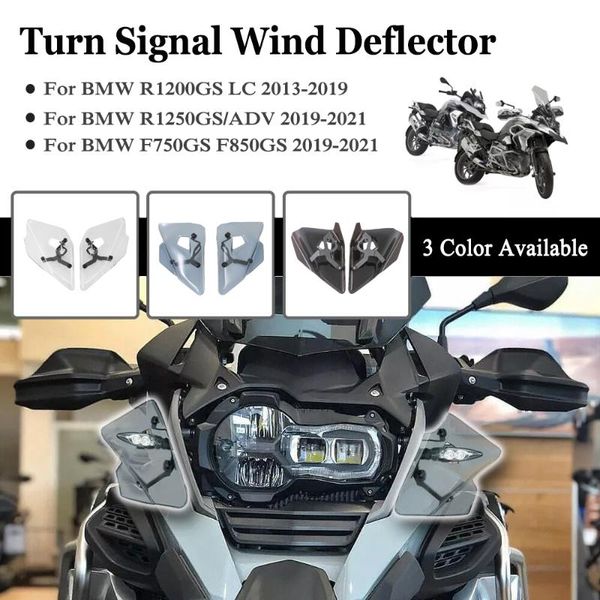 

motorcycle windshield upper windscreen for r1200gs r1250gs lc adventure f850gs f750gs turn signal wind deflector 2013-2021