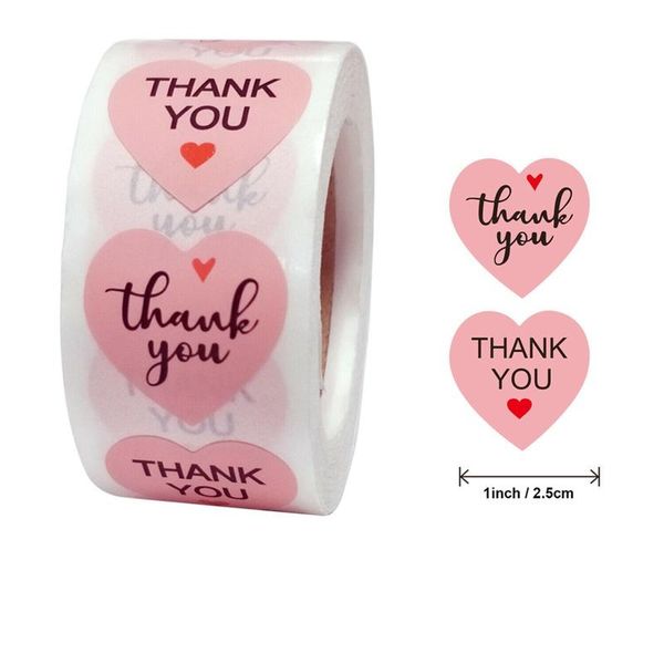 

gift wrap 500 labels roll thank you stickers seal label handmade custom sticker scrapbooking for decoration