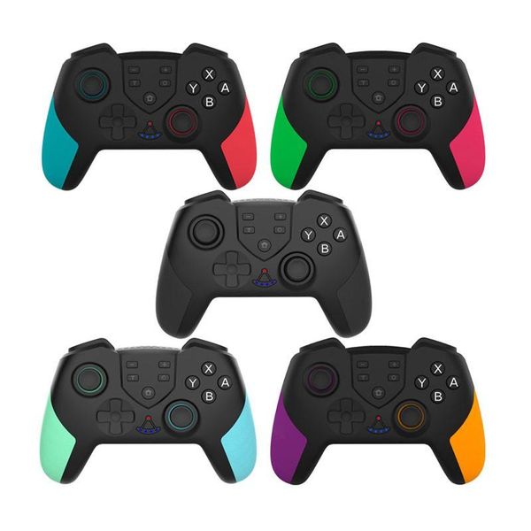 

wireless bt gamepad with vibration macro programming function for switch pro wake-up and game controllers & joysticks