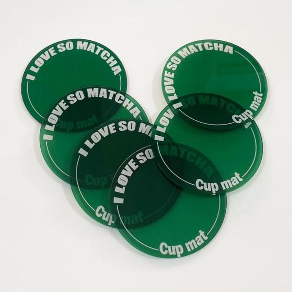 

mats & pads reusable round acrylic tea for restaurant table mat