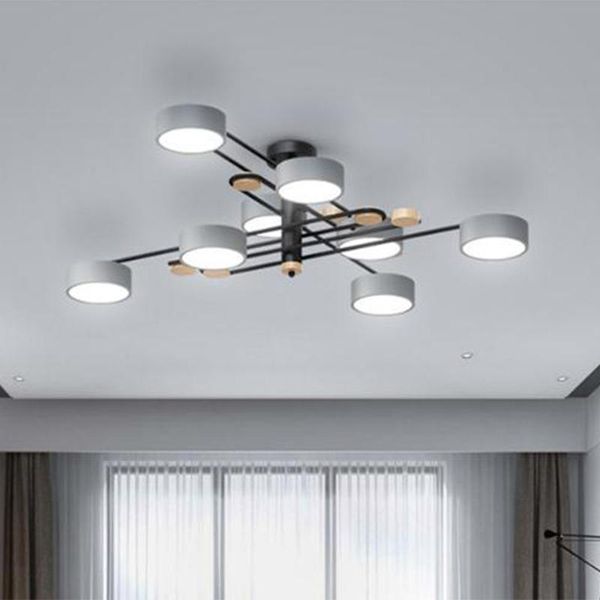 

modern restaurant ceiling lights 96w black living dining room bedroom kitchen lamp nordic luminaire vintage plafond lighting