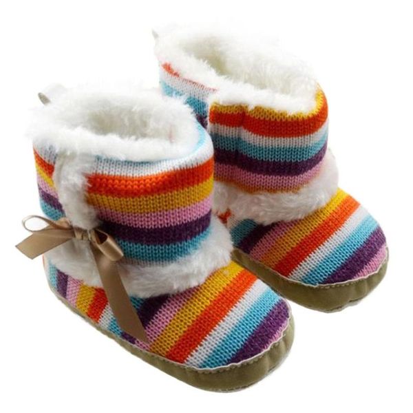 

first walkers baby girl shoes born cute rainbow winter boots kid children girls shoe size booties great