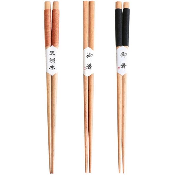 

japanese sushi wooden sticks chopsticks set natural wood kitchen supplies
