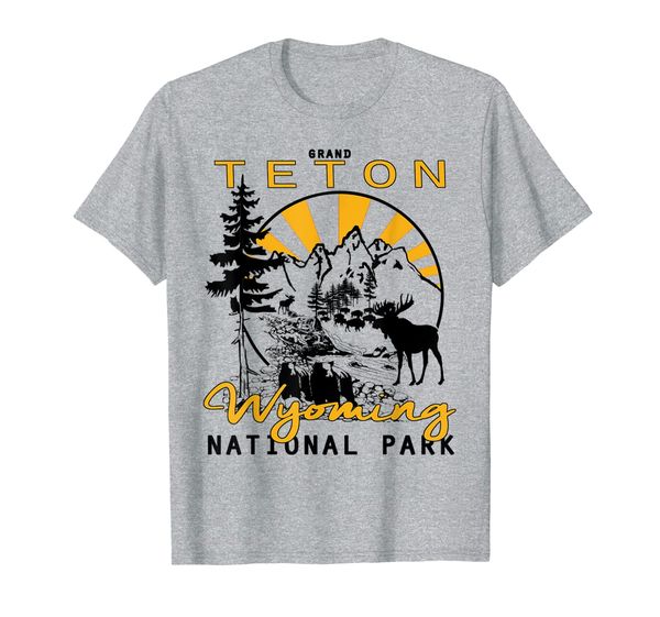 

Grand Teton National Park Wyoming Souvenir T-Shirt, Mainly pictures