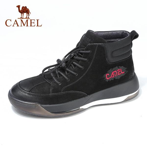 

boots camel black genuine leather men fashion lace up casual sneaker boot male foot platform booties 2021 autumn botas hombr