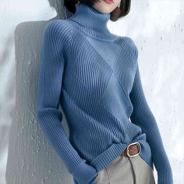 

autumn and winter cashmere wool turtleneck sweater womens head high collar sweater slim diamond pattern solid color, White;black