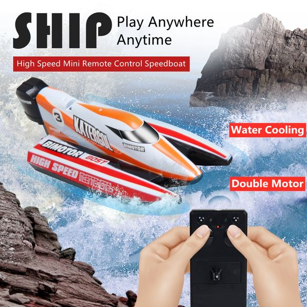 

2.4g remote control boat high speed double power motor racing boat speedboat drift car waterproof water outdoor play kid gift