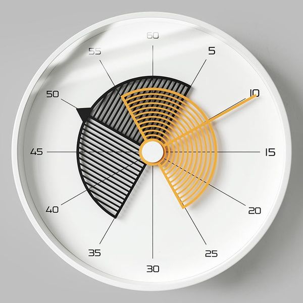

wall clocks nordic style creative modern clock analog white large kitchen mute stylish living room novelty watch ii50bgz