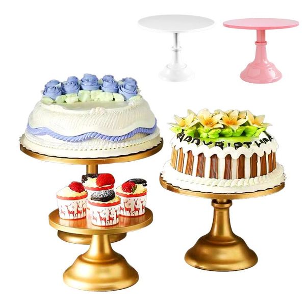

dishes & plates table round cake stand home party display holder europe wrought iron wedding birthday dessert cupcake rack kitchen decoratio