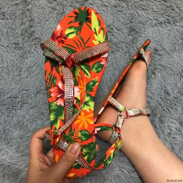 

summer women diamond sandals ankle buckle strap shoes female slingback outdoor beach ladies slides 2021 drop ship, Black