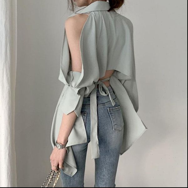 

hollow out fashion women shirts off shoulder spring summer clothes vogue, White