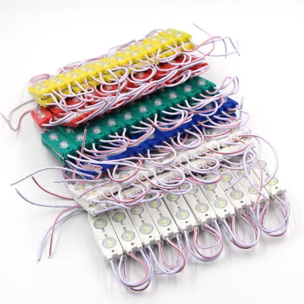 

modules 20pcs dc12v led module 5730 smd waterproof blacklight injection super bright strip lighting for signage advertising