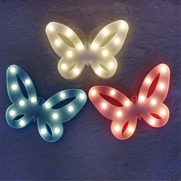

ins creative butterfly decorative led desk lamp nightlight window romantic arrangement
