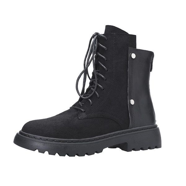 

boots spring and autumn winter women's plush warm fashion casual temperament 0hn3, Black