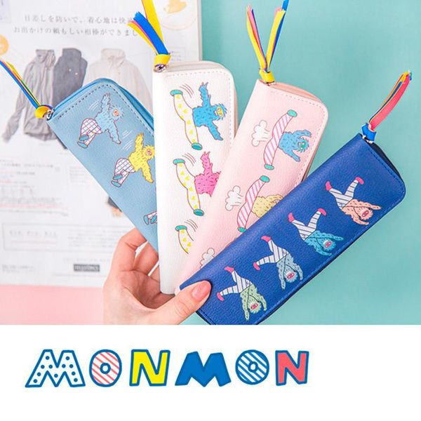 

bentoy cartoon print pencil case harajuku mini funny portable cosmetics bag makeup organizer pen container for girls cosmetic bags & cases