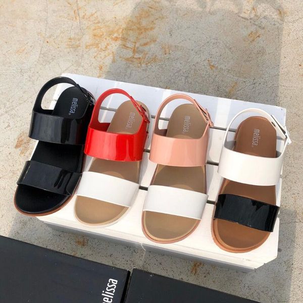 

sandals color matching fashion ladies with straps beach breathable casual shoes flat simple female slippers sm056, Black
