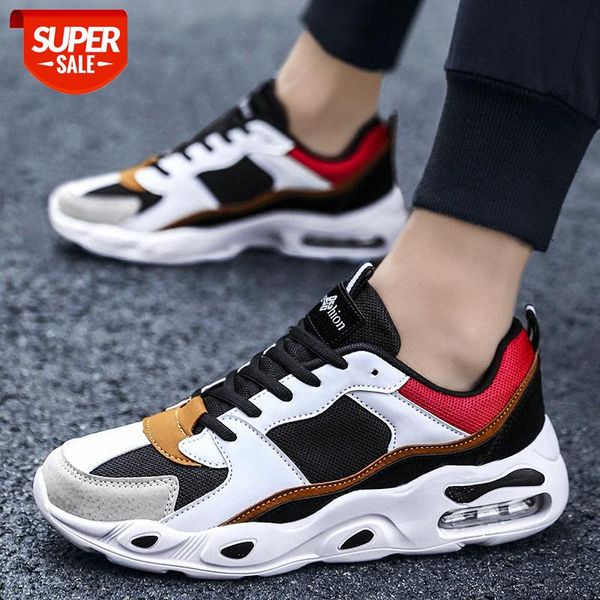 

men's shoes spring and autumn thick-soled cushion running college street shooting sports youth students casual old #p11k