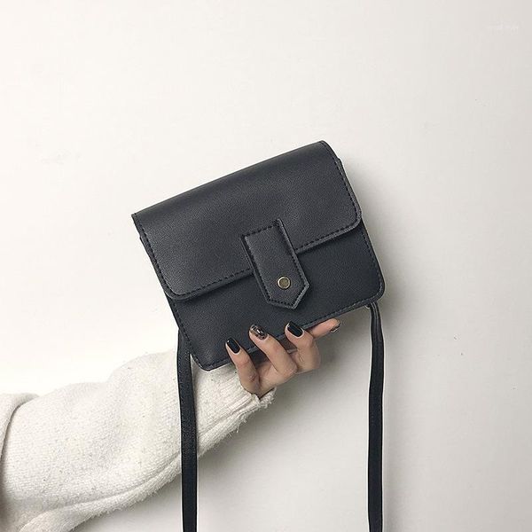 

evening bags one shoulder bag simple solid color small square