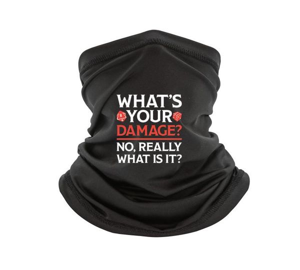 

hats, scarves & gloves sets what's your damage d&d scarf, Blue;gray