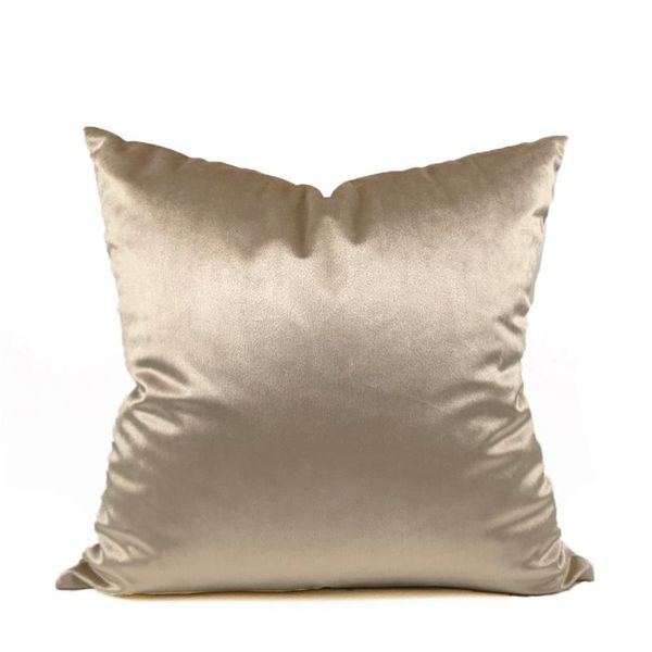 

cushion/decorative pillow essie home silk satin velvet beige ivory light gold cushion cover case throw