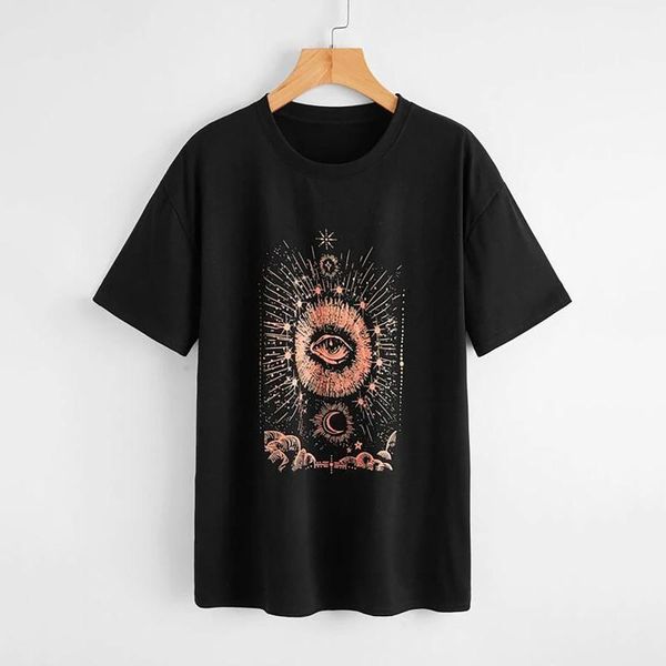 

women's t-shirt summer fashion shirt short sleeve casual print loose girls tshirt trendy clothes for women #t1p, White