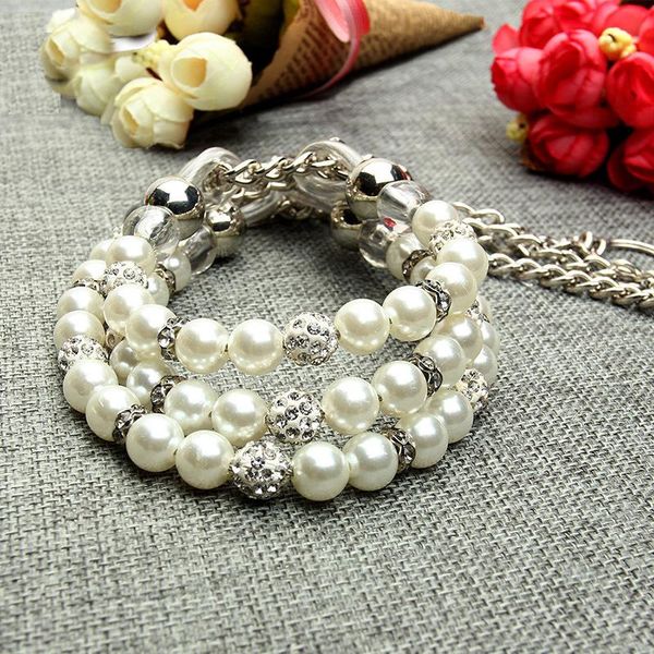 

dog collars & leashes luxury pearls pet collar white beaded walking jogging for small medium size cat drop