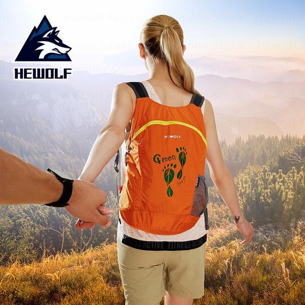 

hewolf ultralight 0.15kg sports bags 15l outdoor camping climbing hiking backpack tactical sport waterproof backpacks