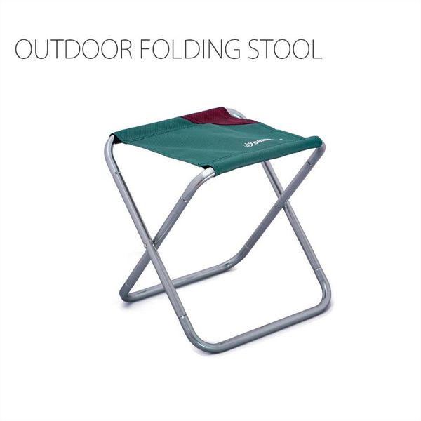 

outdoor folding stool aluminum alloy oxford picnic camping and fishing train travel portable chairs glamping gear equipment accessories