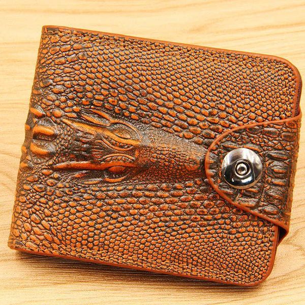 

wallets 2021 leather luxury wallet vintage men short slim male purses money clip dollar cow mens card purse, Red;black
