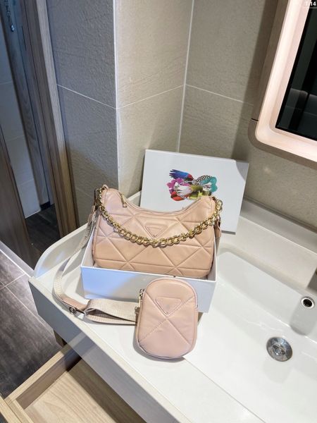 

ladies shoulder bag classic luxury chain handbag presbyopia wallet genuine leather hobo messenger bags a377