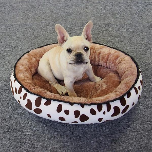 

kennels & pens pet super comfortable plush milk velvet cushion non-slip bottom dog bed warm kennel can be washed suitable for small home