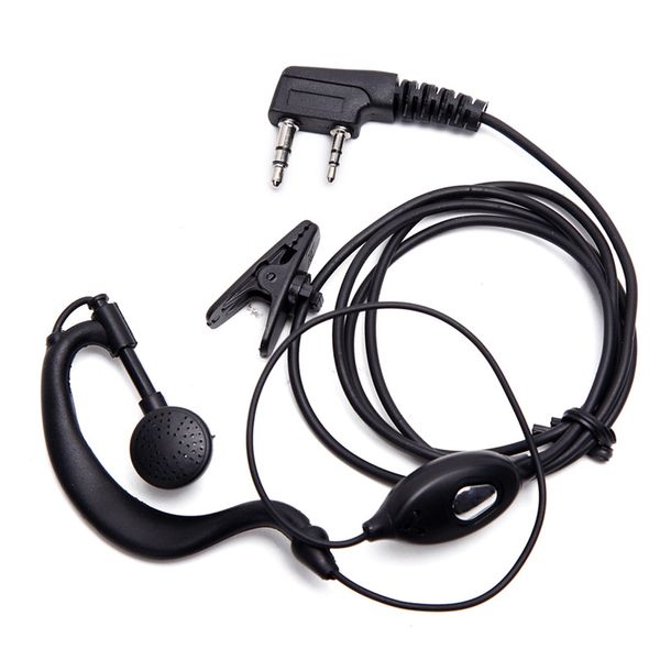 Cuffie walkie talkie in due sensi auricolare radioamatore 992 auricolare unilaterale k-plug auricolare cablato per baofeng BF-888S uv5r