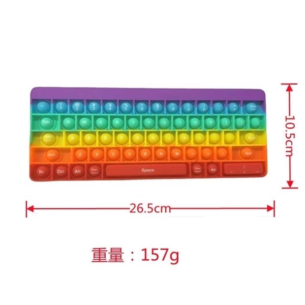 

august printed alphabet rat killing pioneer rainbow keyboard parent-child interaction deskpuzzle silicone toy