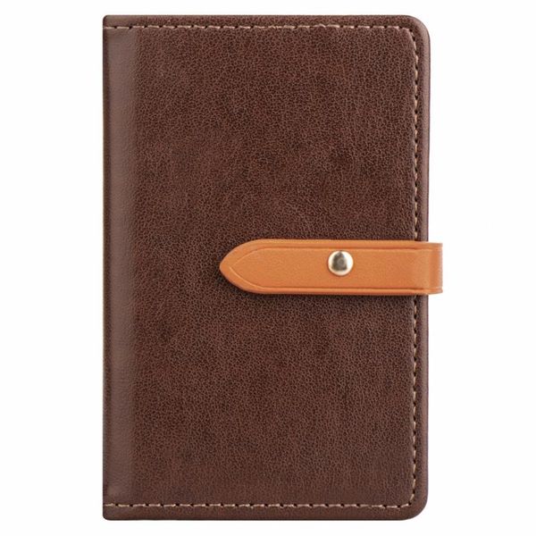 

card holders pocket wallet adhesive sticker secure case phone holder back universal pouch fashion pu leather inserting multifunctional, Brown;gray