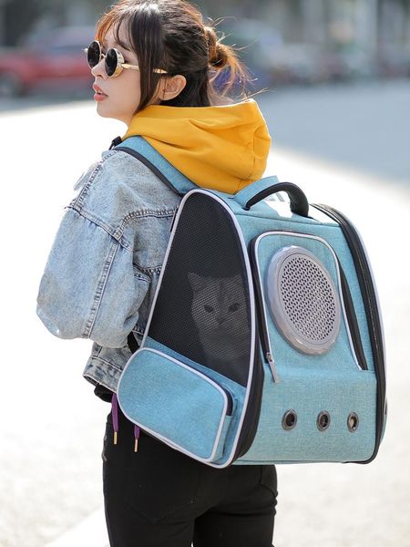 

cat carriers,crates & houses backpack travel out of teddy pet breathable pack carrying bag dog outing strap supplies oo50xd