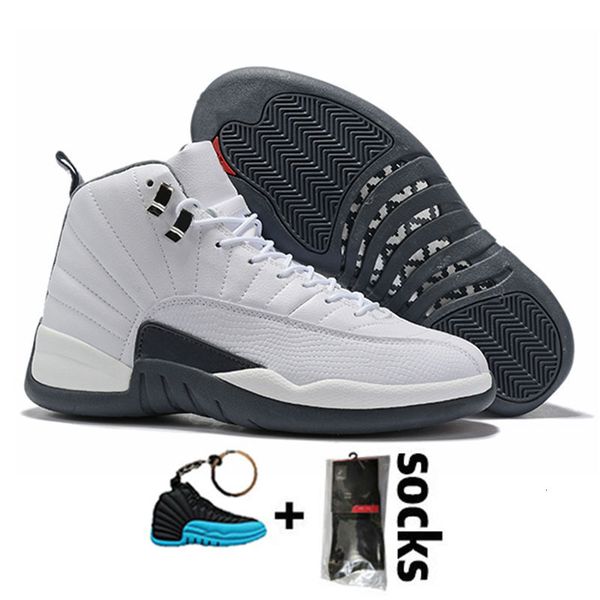 

l mens womens basketball shoes 12 12s jumpman xii stone blue university gold bulls men high sports sneakers trainers 16d0qt
