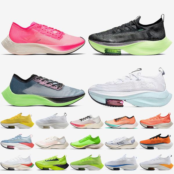 

wholesale fashion zoomx women mens running shoes next% be true valerian blue pink volt ekiden sail black electric green jogging trainers sne